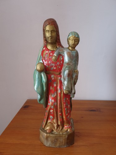 Grande statuette ancienne - , en