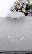 Chaîne fine maille forçat Or