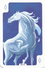 CARTE DE JEU. CARREFOUR 2019. DISNEY. LA REINE DES NEIGES 2. CHEVAL N° 05