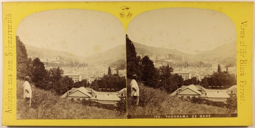 Allemagne baden panorama - allemagne, baden-baden