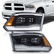 VLAND Phares avant LED Pour 2009-2018 Dodge RAM 1500 2500 3500/1500 Classic