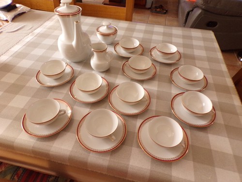 Service café porcelaine de - à,