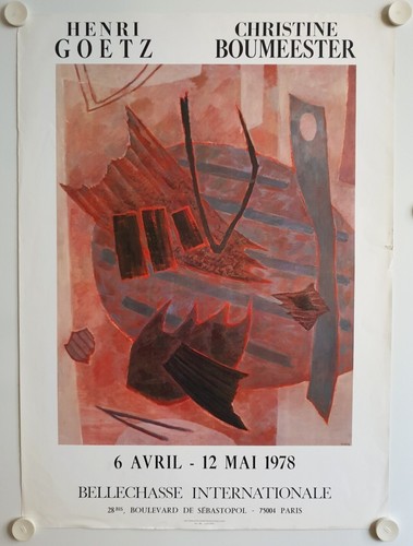 Affiche henri goetz 1978 - affiche,