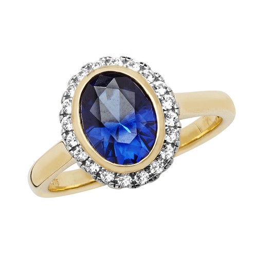 Bague solitaire femme - femme, jaune