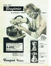 Publicité Advertising 039  1957 robot Peugimix Peugeot Frères  moilins café