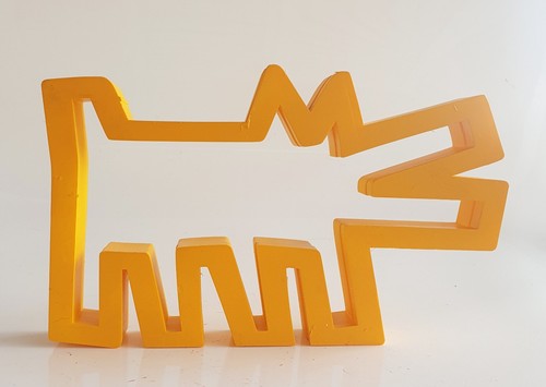 Sculpture chien haring pop - ,