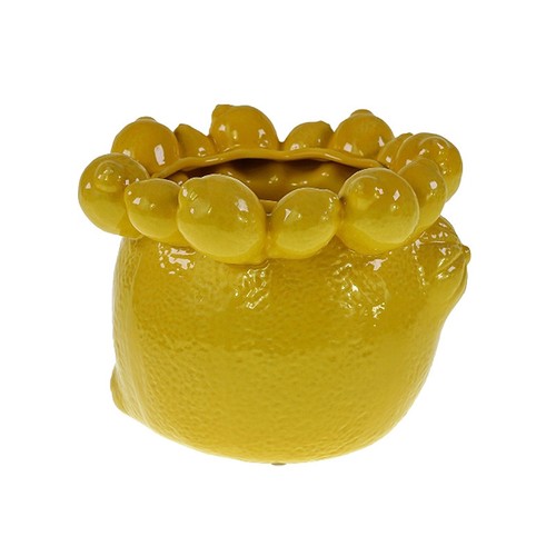 Cache pot citron céramique - citron,