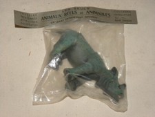 JOUET ANCIEN FIGURINE ARTICULE RHINOCEROS LATEX EXINCO EX-IN-CO NEUVE EN BLISTER