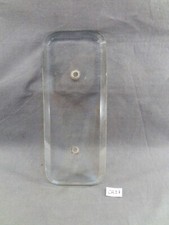 1 plaque de propreté en verre clair arrondi biseauté 16,6 x 6,8 cm (CR27)