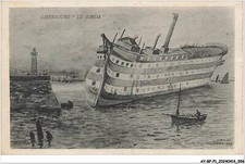 AY-BFP1-0299-BATEAU - CHERBOURG LE BORDA