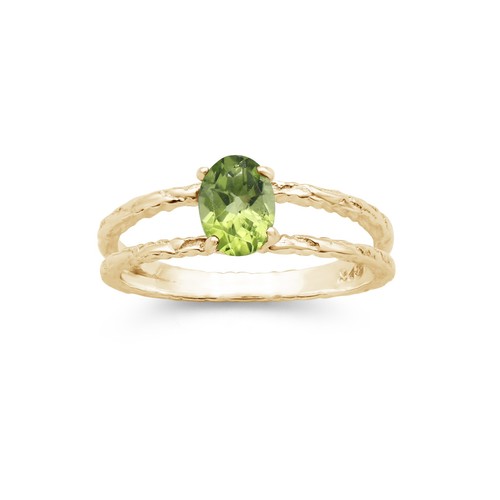 Bague péridot véritable - , en