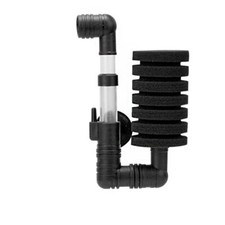 Filtre éponge biochimique pour aquarium jusqu'à 60 l - Noir