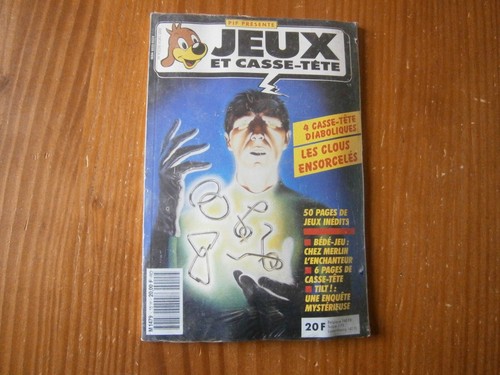 Pif jeux casse - casse-tete,