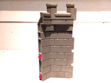 PLAYMOBIL PIÈCE 6001 / CHÂTEAU FORTERESSE DU FAUCON NOIR MUR D’ANGLE