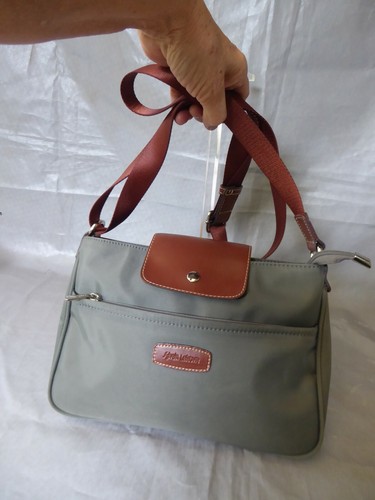 Sac pochette polyester gris - sac,