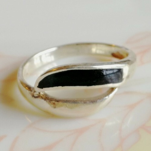 Belle bague argent massif - en,