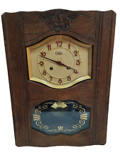 ancienne pendule murale ODO 1 tige 1 marteau + balancier + clé