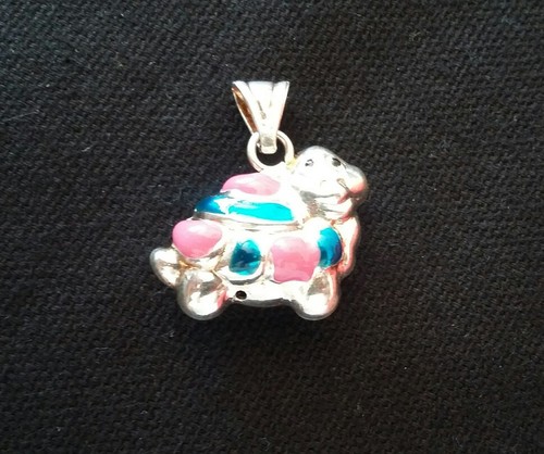 Gros pendentif tortue - gros, en