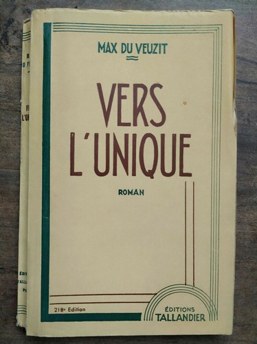 Max veuzit vers l unique - veuzit, l'unique/