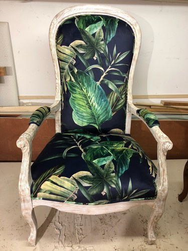 Beau fauteuil voltaire refait - beau,