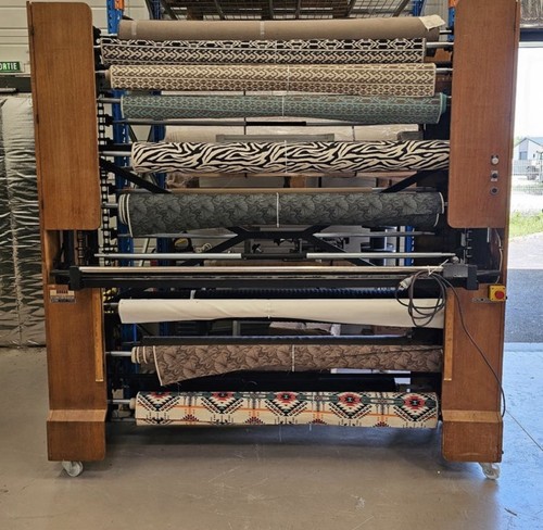 Meuble présentoir tissu 1960 - présentoir,