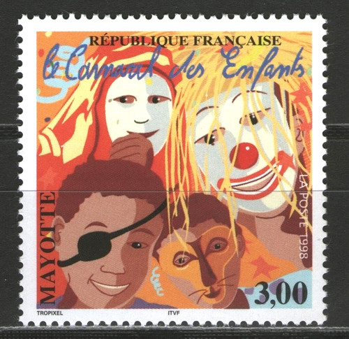Stamp timbre mayotte y - , y.t
