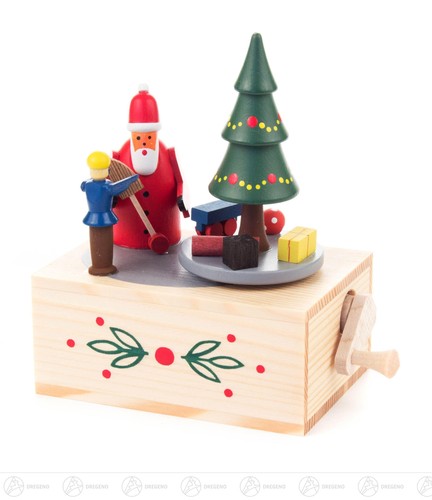 Boîte musique père noël - musique,