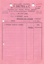 1956 FOURNITURES POUR PEINTRES