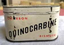 QUINOCARBINE - CHARBON BISMUTH  BOITE METAL 