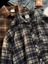 Chemise classique à carreaux