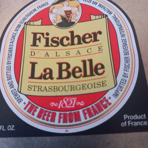 étiquette biere alsace - d'alsace, brie