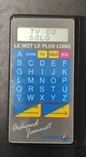 Jeu électronique vintage  LE MOT LE PLUS LONG ANTENNE 2 Armand Jammot   testé OK