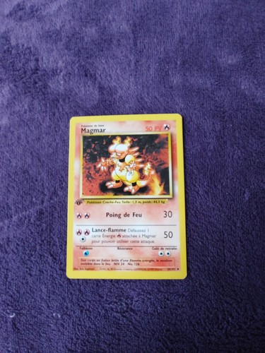 Carte pokémon magmar 102 - carte,