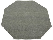 Tapis Gris 100% Laine 150X150