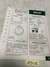 Fiche technique moteur diesel