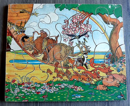 Ancien vintage puzzle - ancien,