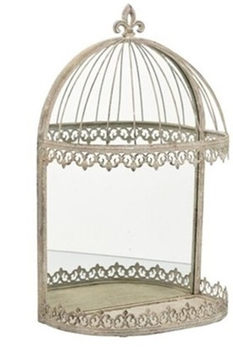 Miroir avec plateau ancien - miroir,