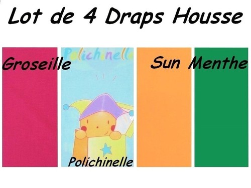 Lot drap housse - /,