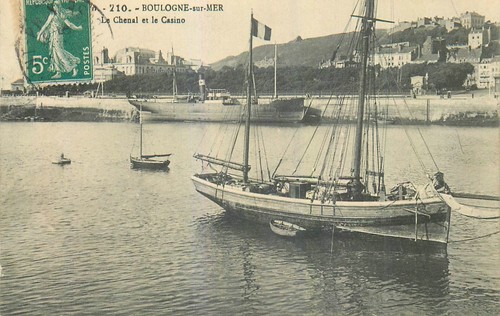 Boulogne sur mer chanal - boulogne, le