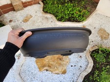 Pot ovale en résine pour