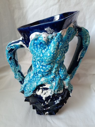 Grand vase bleu - , fat