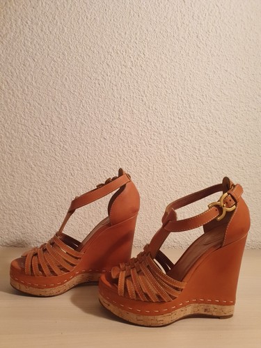 Sandales compensées chloé - compensées,