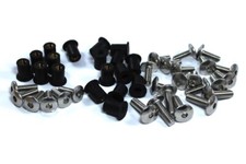 Yamaha TZR125R 1987-1992 Acier Inoxydable Tête de fourche pare-brise kit boulons