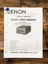 Denon POA-6600A Amplifier