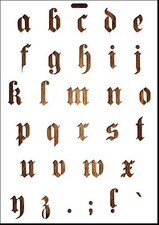 POCHOIR EN PLASTIQUE MYLAR