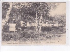 THORENC: rucher modèle, miel des alpes H. Funel - très bon état