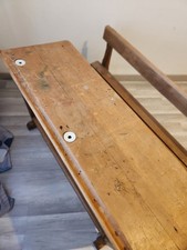 Pupitre écolier ancien en - pupitre,
