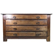 Commode rustique bois blanc