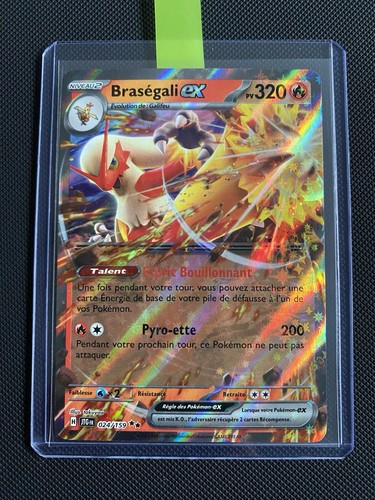 Carte pokémon braségali - pokémon, ex