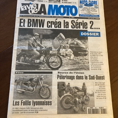 Vie moto 181 - de, la